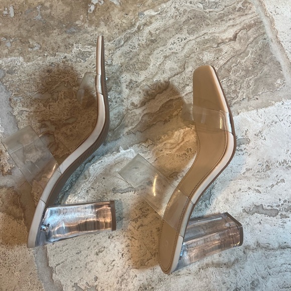 Nordstrom BP Clear Heels size 10 - Picture 1 of 4